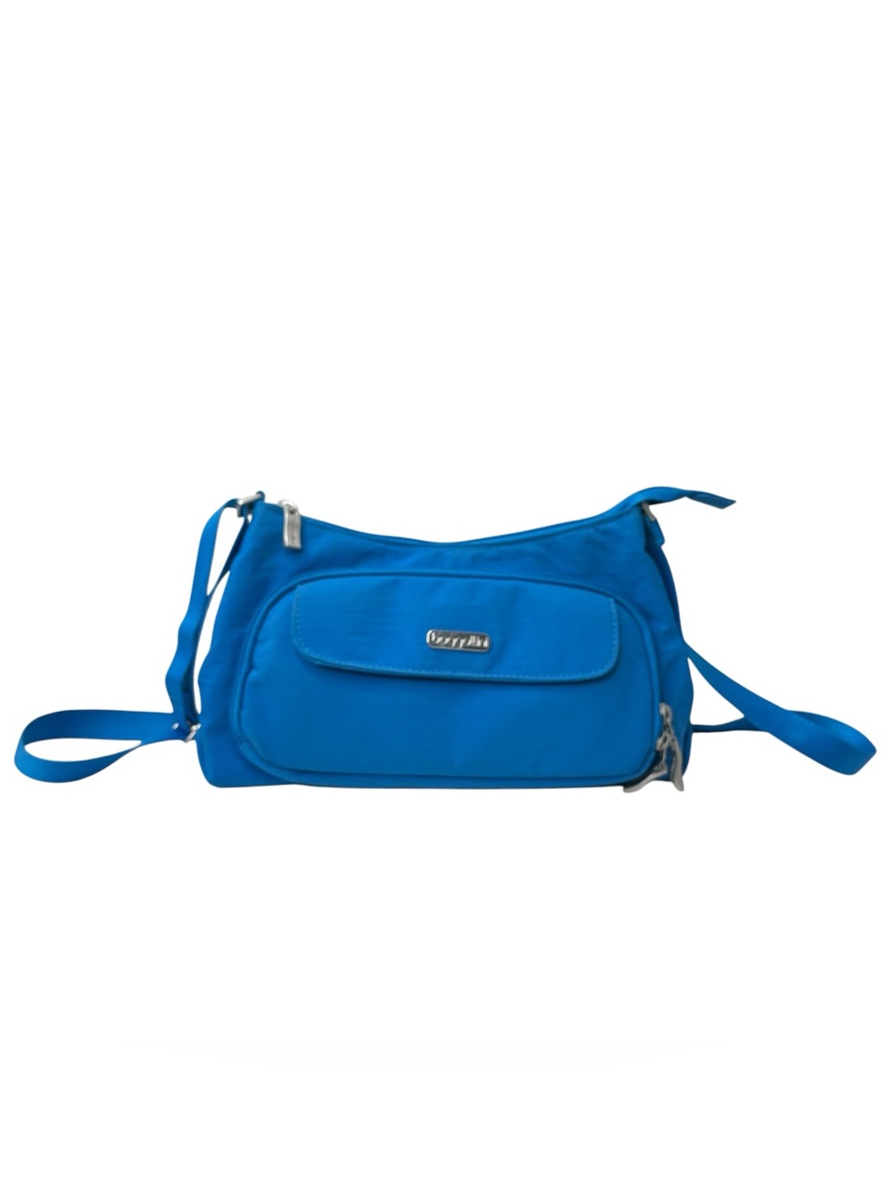 Baggallini Everyday Bagg Bag Purse Bright Blue Crossbody Nylon